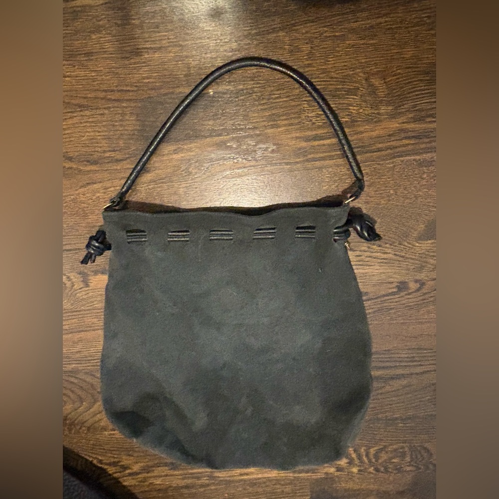 Clare V grand Henri. EUC. Grey suede. Made in California.